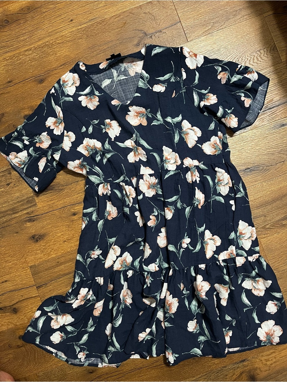Nursing Queen Navy Bell Sleeve Dress